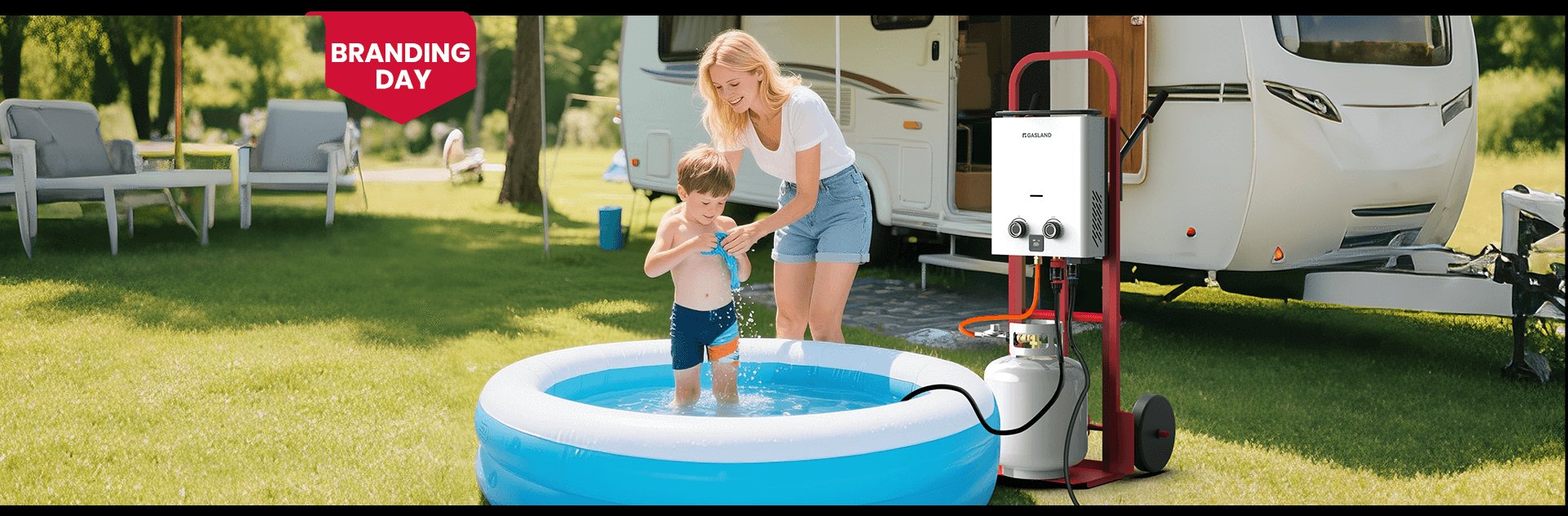 Verkauf– Outdoor Warmwasserbereiter stark reduziert