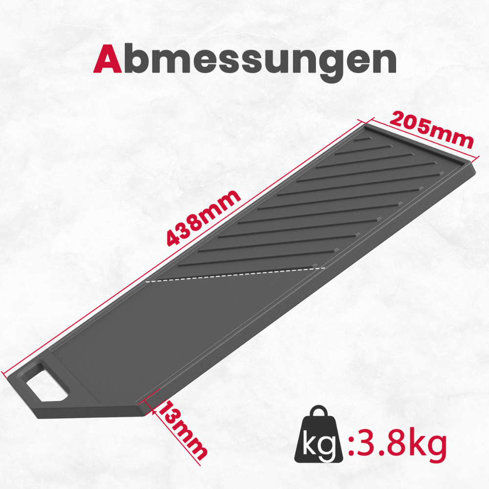 87cm 5 Flammig Messing-Brenner Glas Gaskochfeld