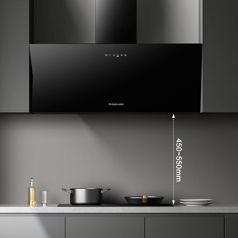 GASLAND 90 cm Wand-Dunstabzugshaube Schwarze