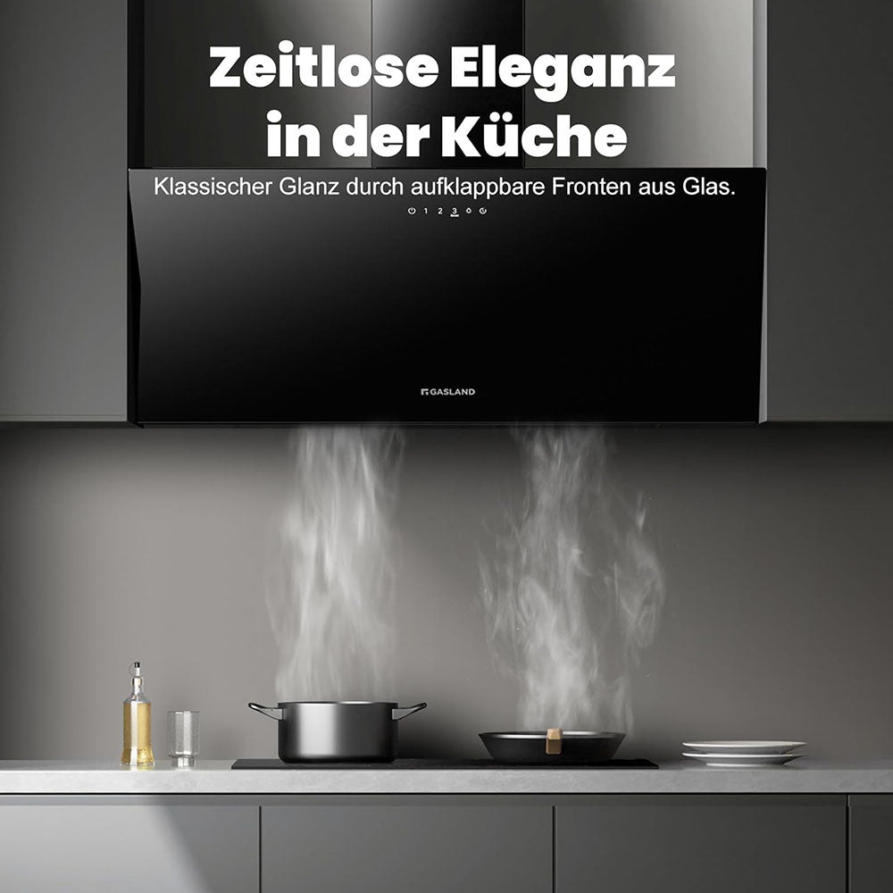 GASLAND 90 cm Wand-Dunstabzugshaube Schwarze