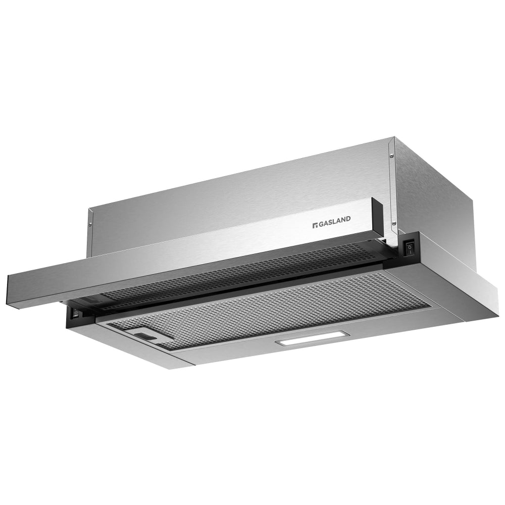 60 cm Silberne Flache Einbau-Dunstabzugshaube
