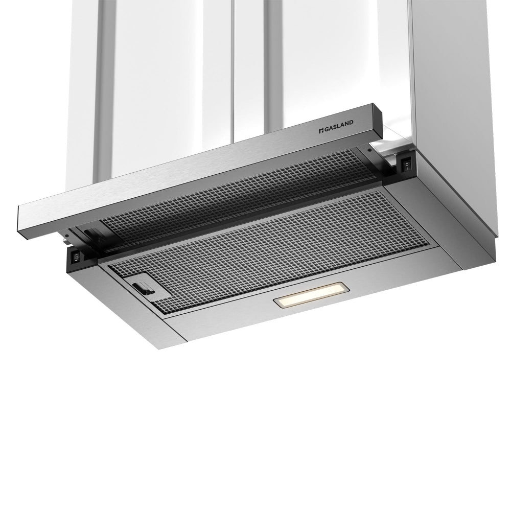 60 cm Silberne Flache Einbau-Dunstabzugshaube