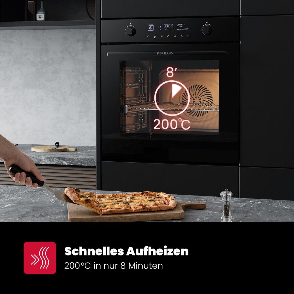 60cm Silver Electric Built-in Oven