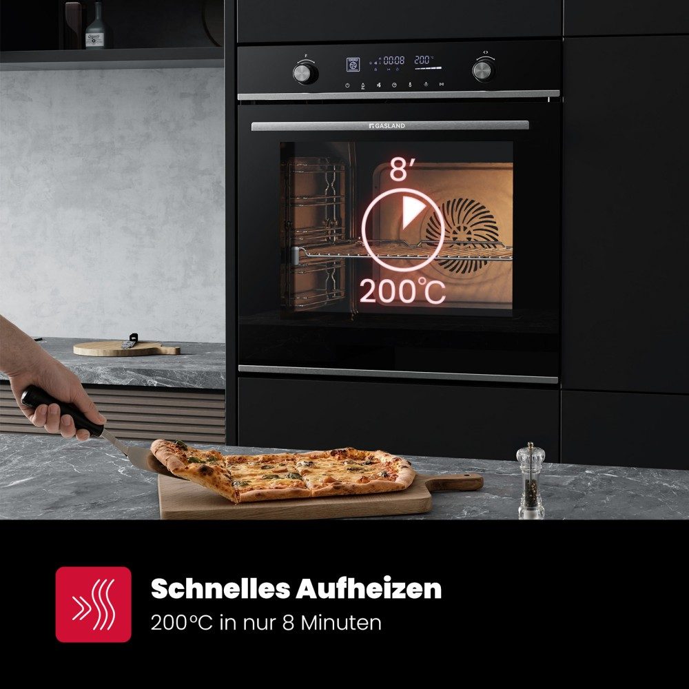 60cm Silver Electric Built-in Oven