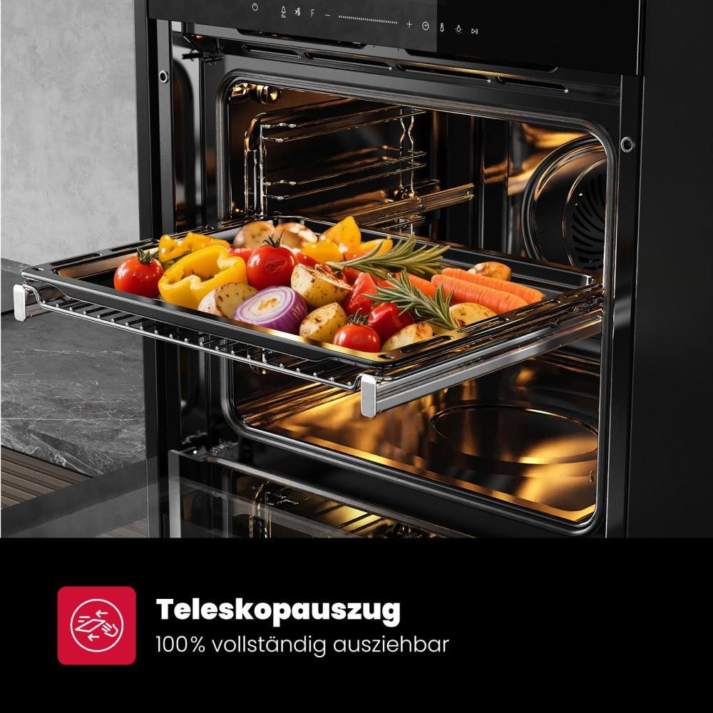 60cm Silver Electric Built-in Oven
