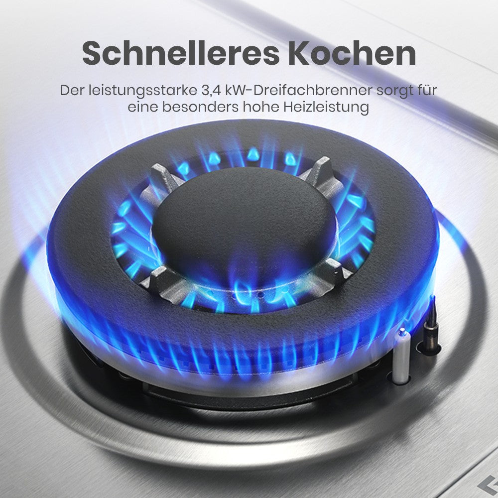 GASLAND 30cm inbouw glazen gaskookplaat