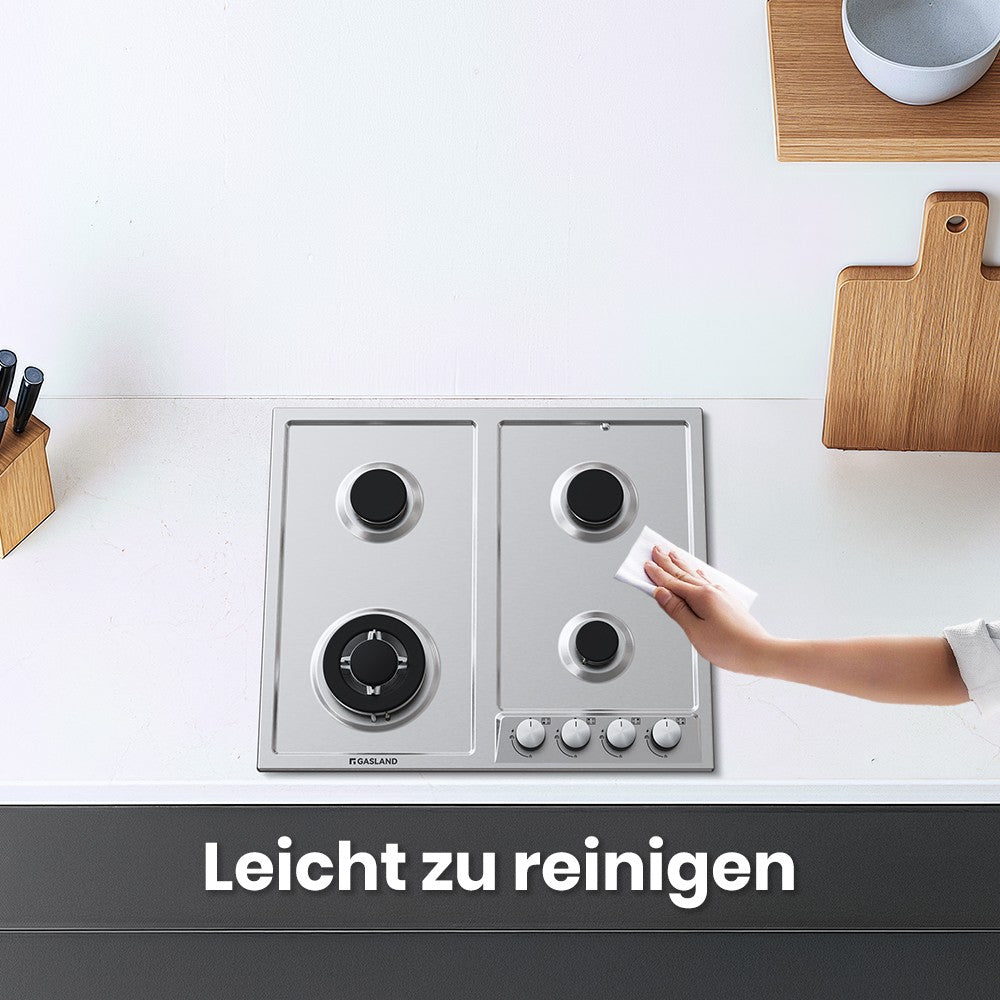 GASLAND built-in gas hob stainless steel 4 burners for wholesale