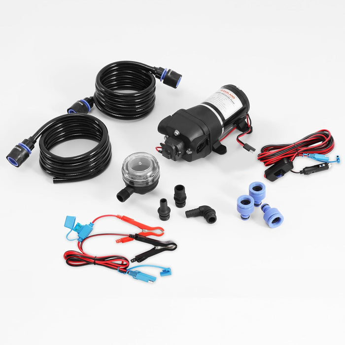 GASLAND 12V DC water pump kit with 12.5 liters per minute and 2.8 bar