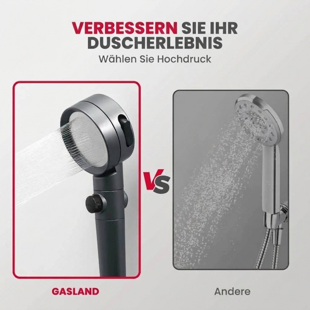 GASLAND Hochdruck-Duschkopf-Set mit 3,5m Schlauch