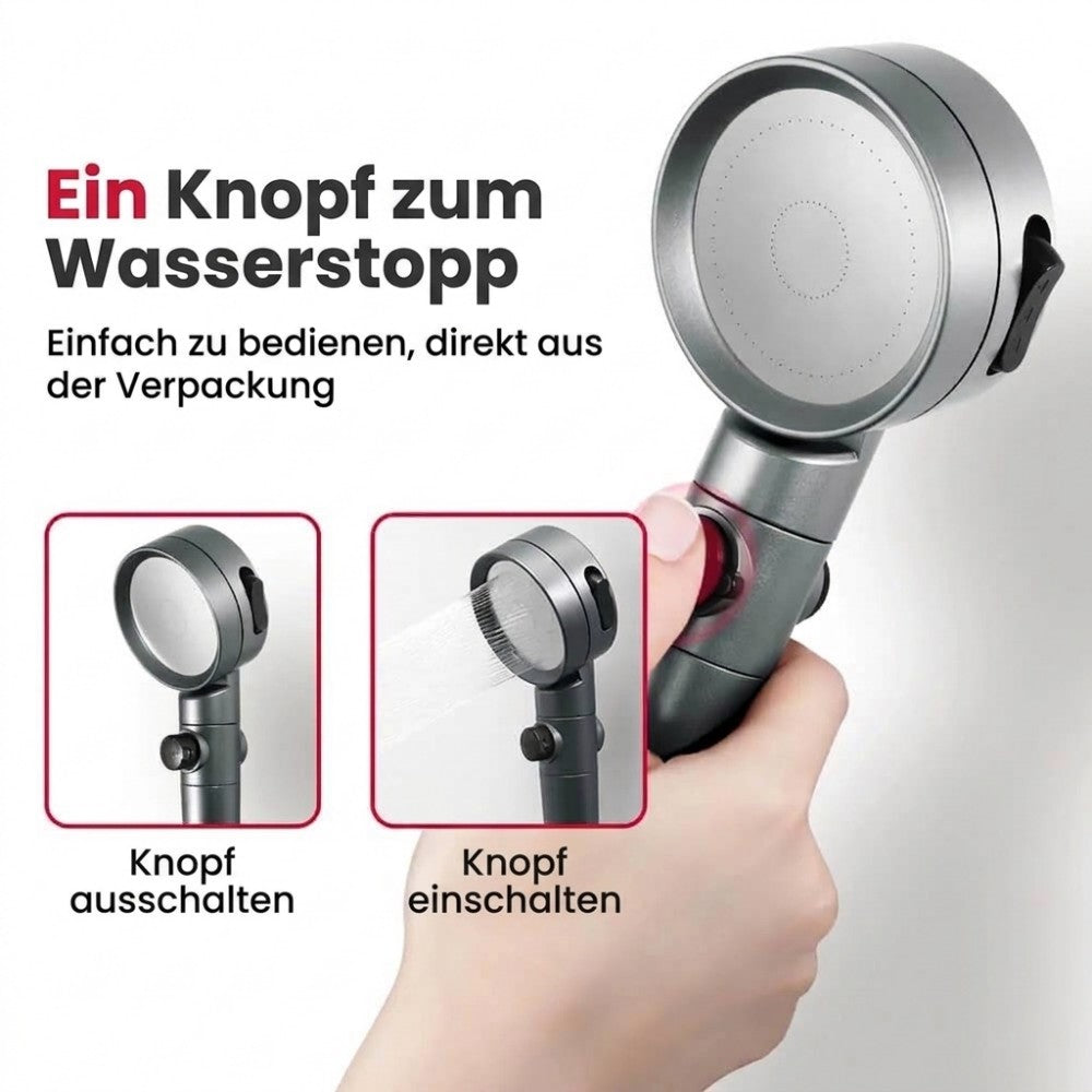 GASLAND Hochdruck-Duschkopf-Set mit 3,5m Schlauch
