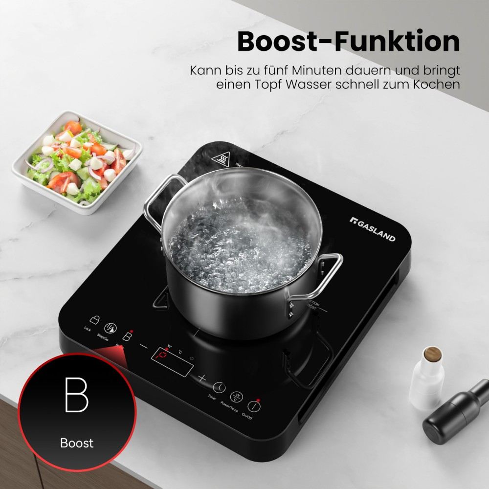 2000W Portable Ultra-Thin Single Zone Induction Cooker