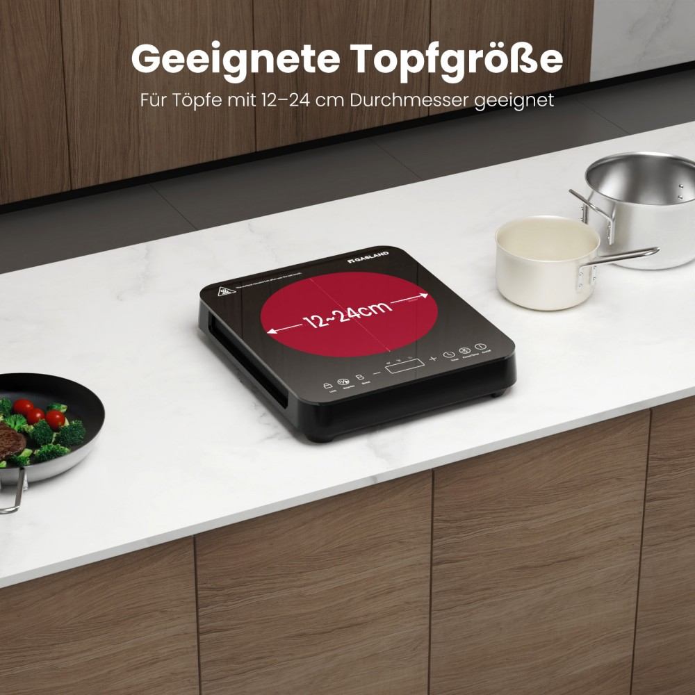 2000W Portable Ultra-Thin Single Zone Induction Cooker