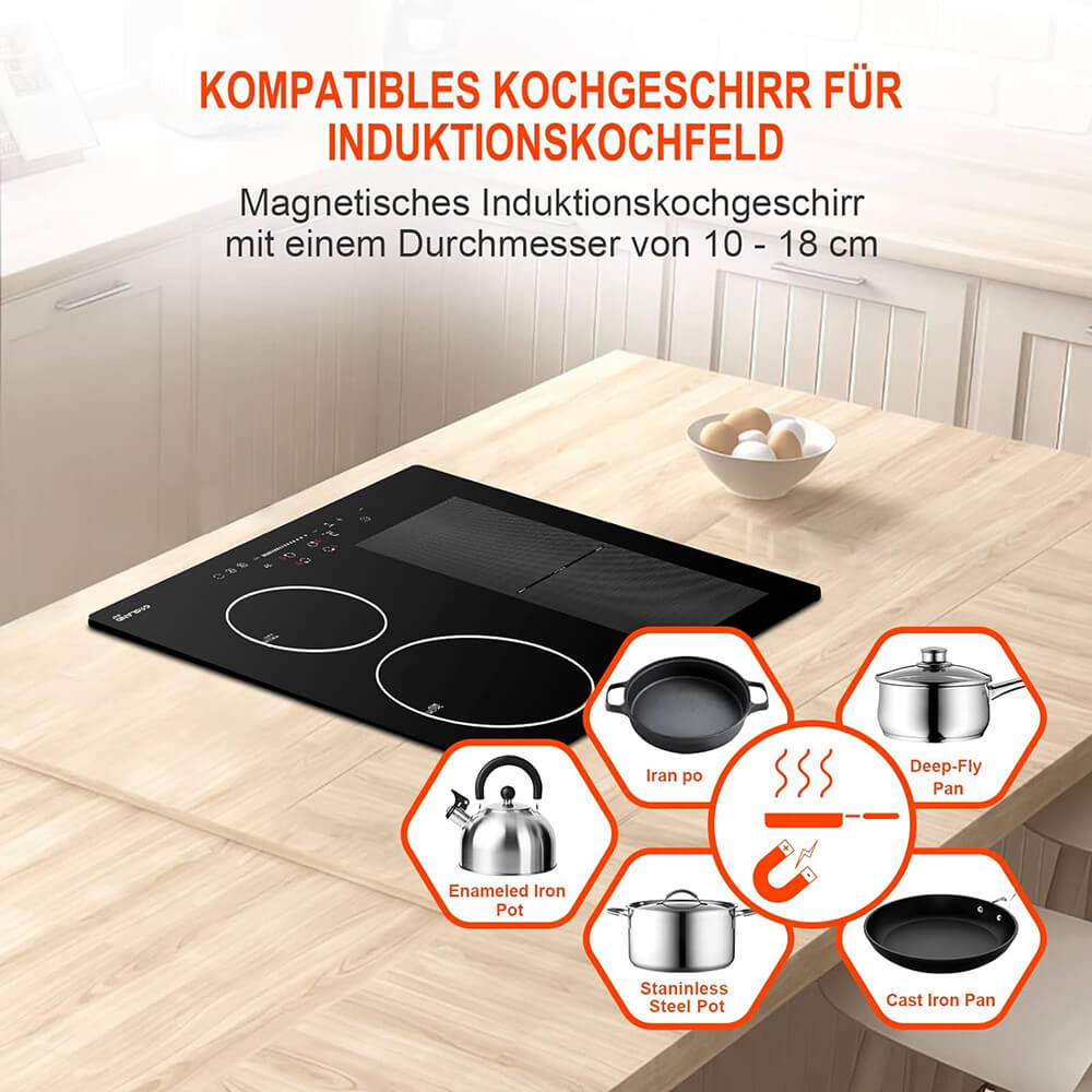 60cm Induktions Kochfeld
