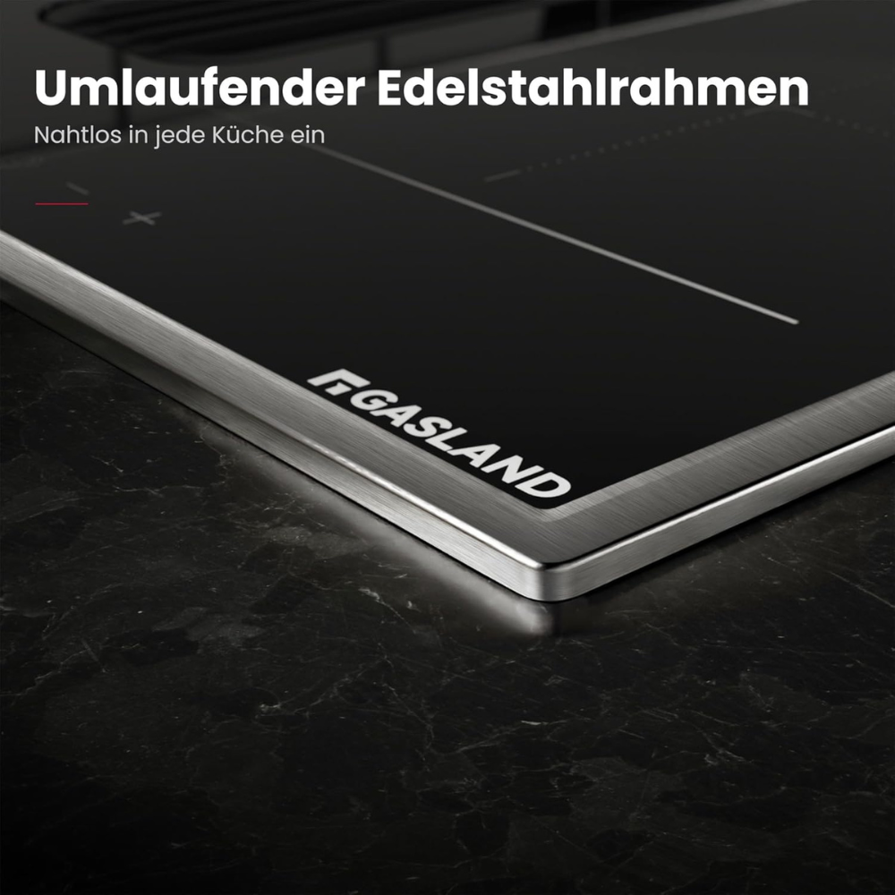 60 cm Induktionskochfeld mit Integriertem Dunstabzug