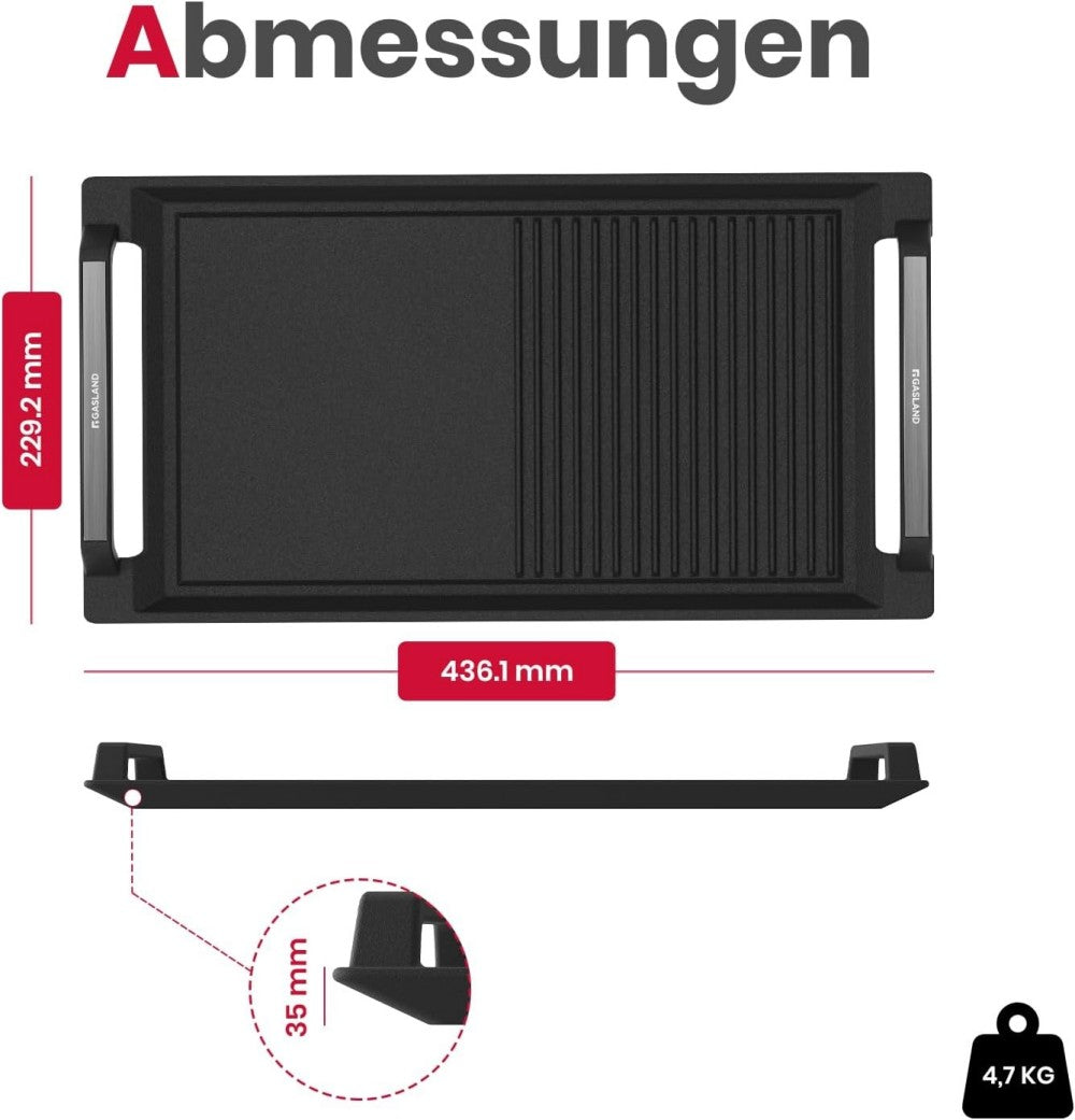 60 cm Gas-Induktions-Kochfeld mit BBQ-Funktion