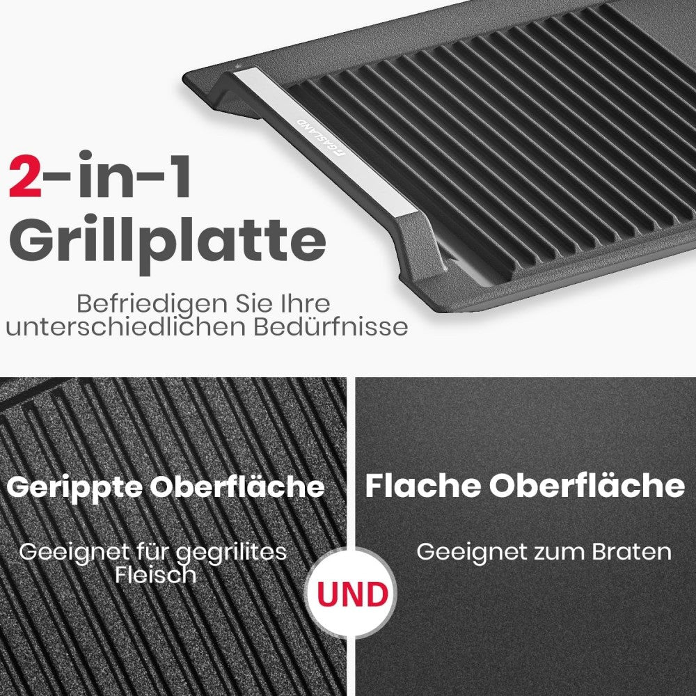 60 cm Gas-Induktions-Kochfeld mit BBQ-Funktion
