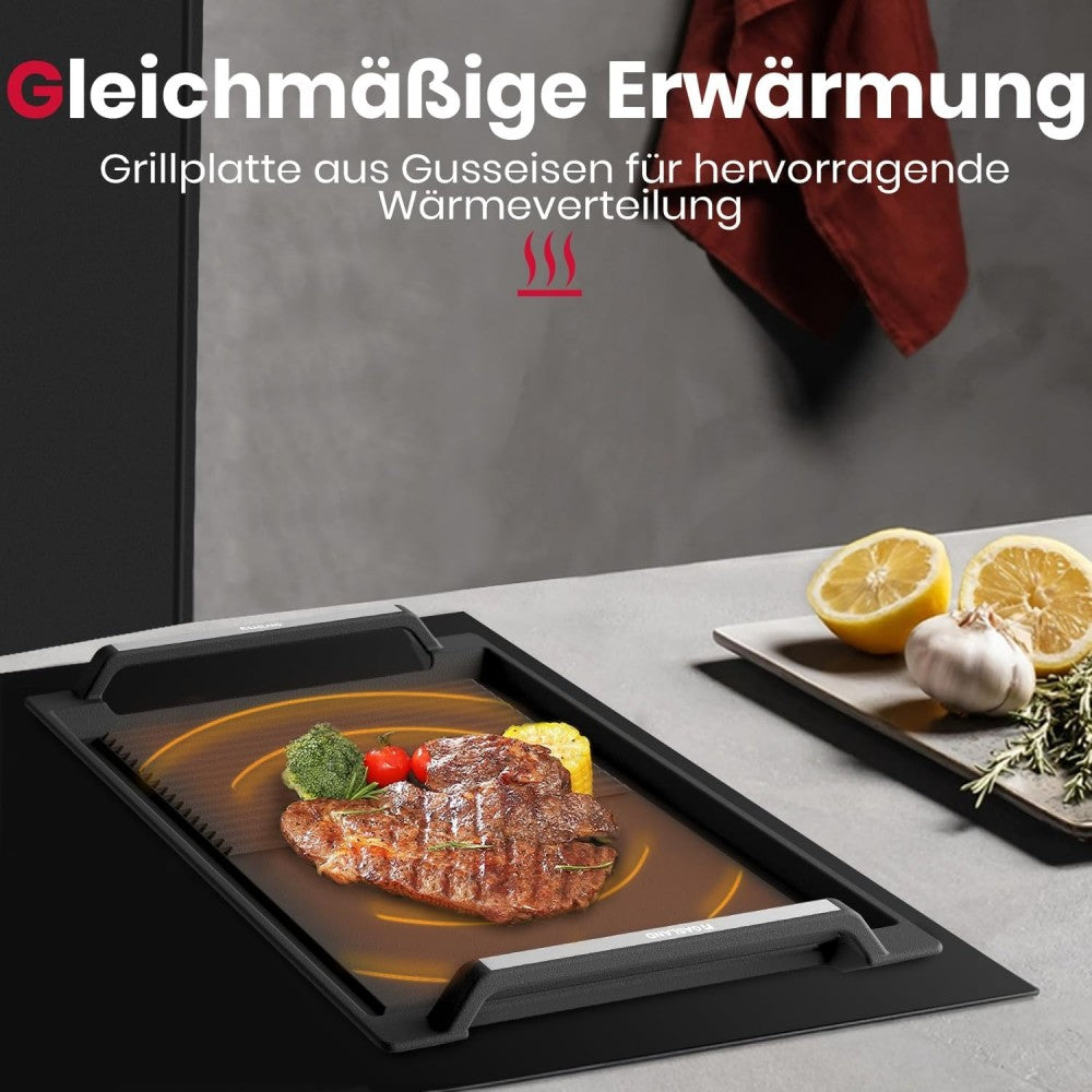 60 cm Gas-Induktions-Kochfeld mit BBQ-Funktion