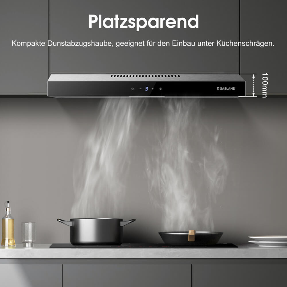 Dunstabzugshaube 60cm Umluft Silberne