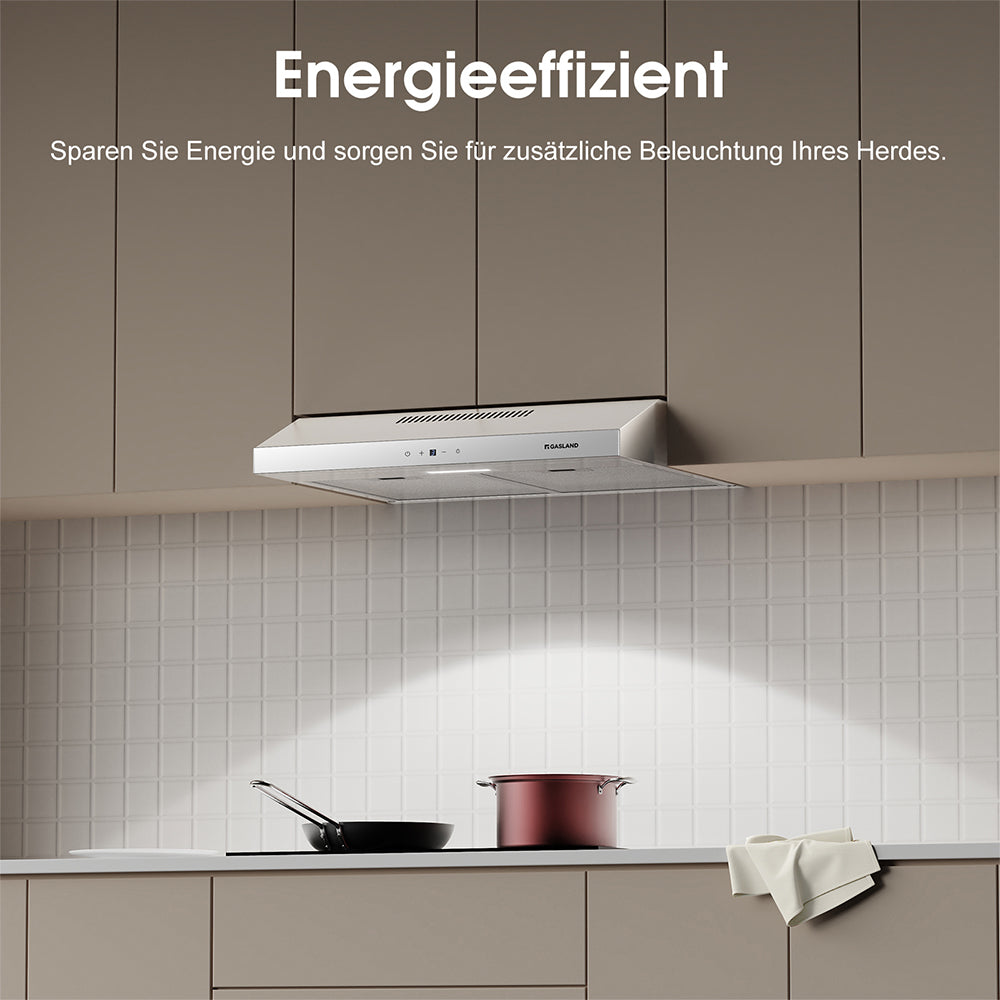 Dunstabzugshaube 60 cm Umluft Weiß