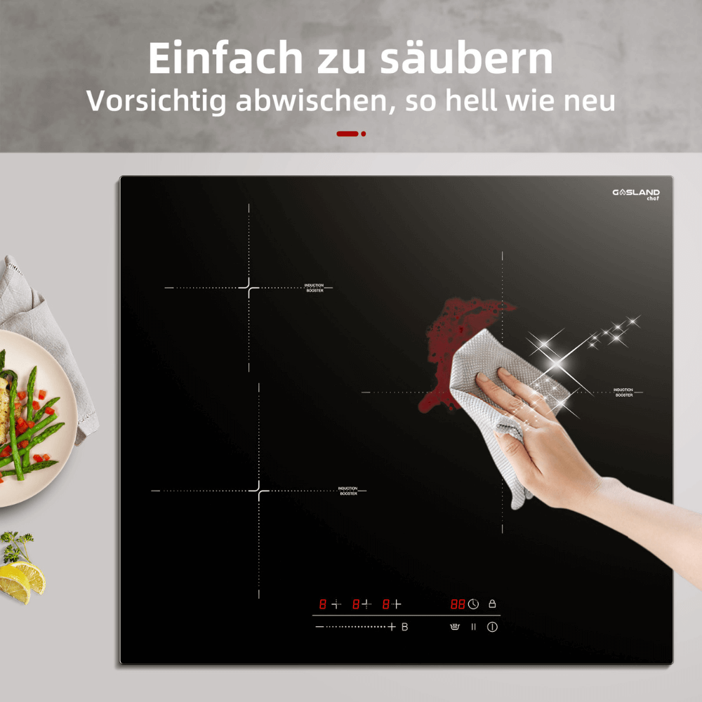 60 cm 3Zonen Induktionskochfeld
