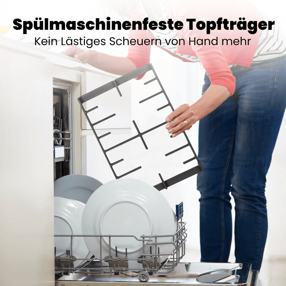 87cm Einbau Gaskochfeld - Edelstahl 5 Flammig