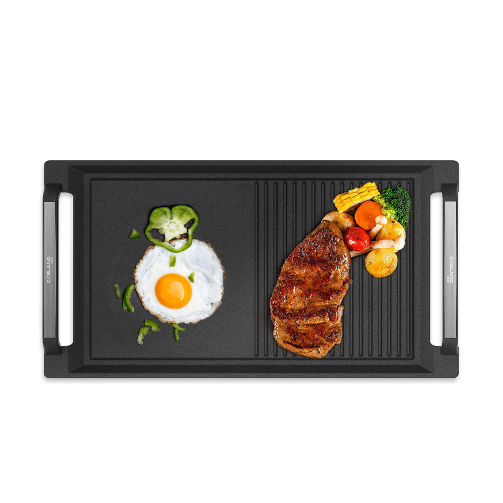 grill plate with side handles 