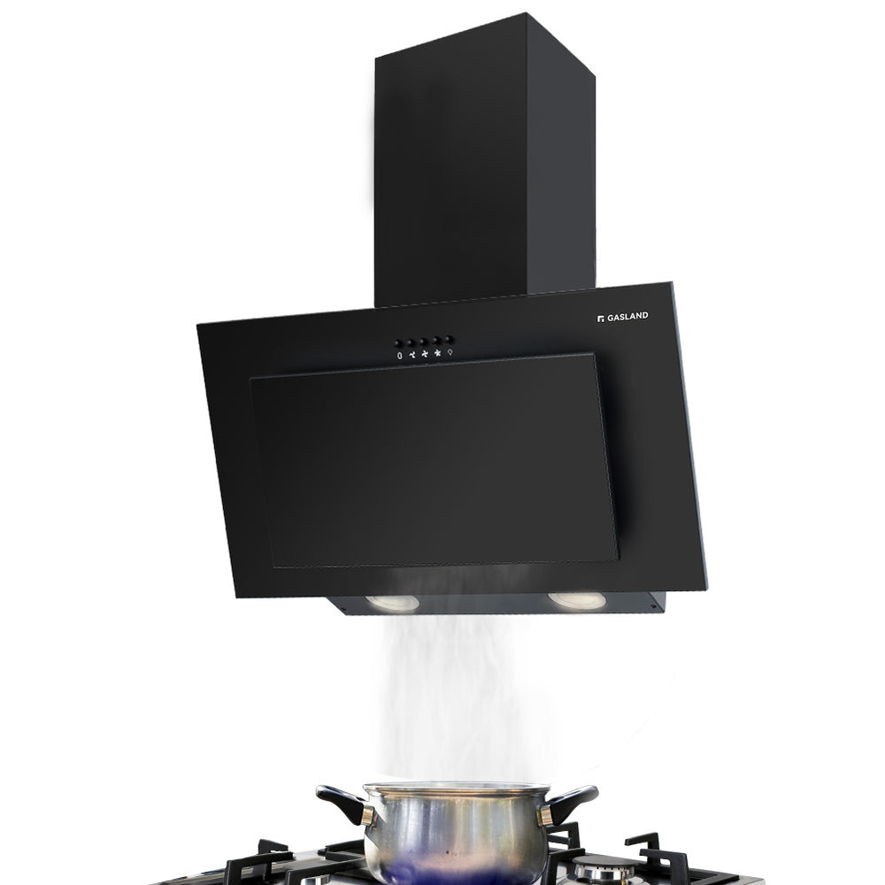 Wall-mounted extractor hood 60 cm Black 