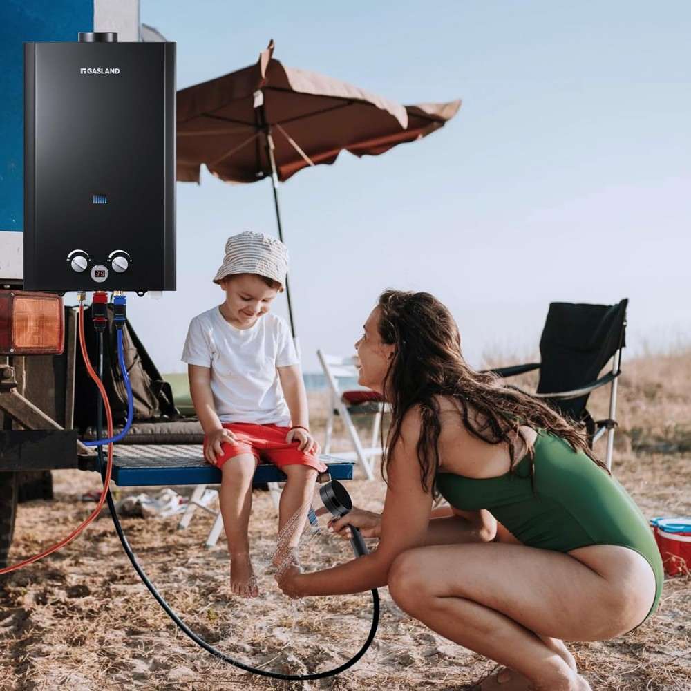 GASLAND propane gas instantaneous water heater - 6L 50mbar