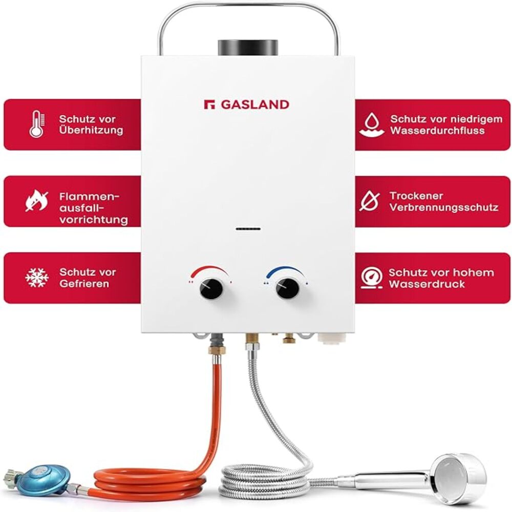 Classic Gas Instantaneous Water Heater - Propane Gas 6L 50mbar [Energy Class A+]