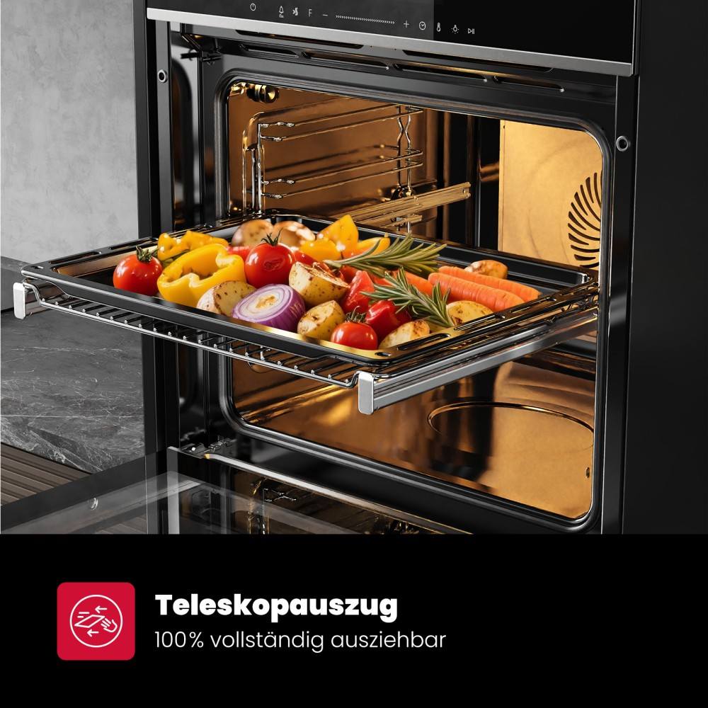 60cm Silver Electric Built-in Oven