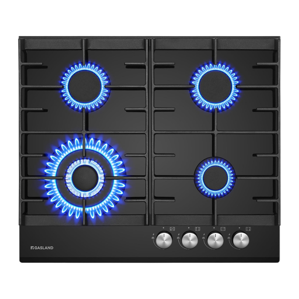 60cm glass gas hob