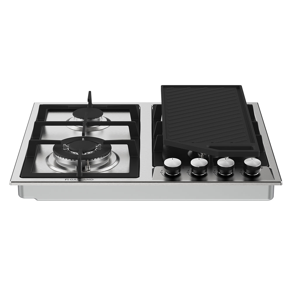 GASLAND inbouw gaskookplaat RVS 4 vlammen