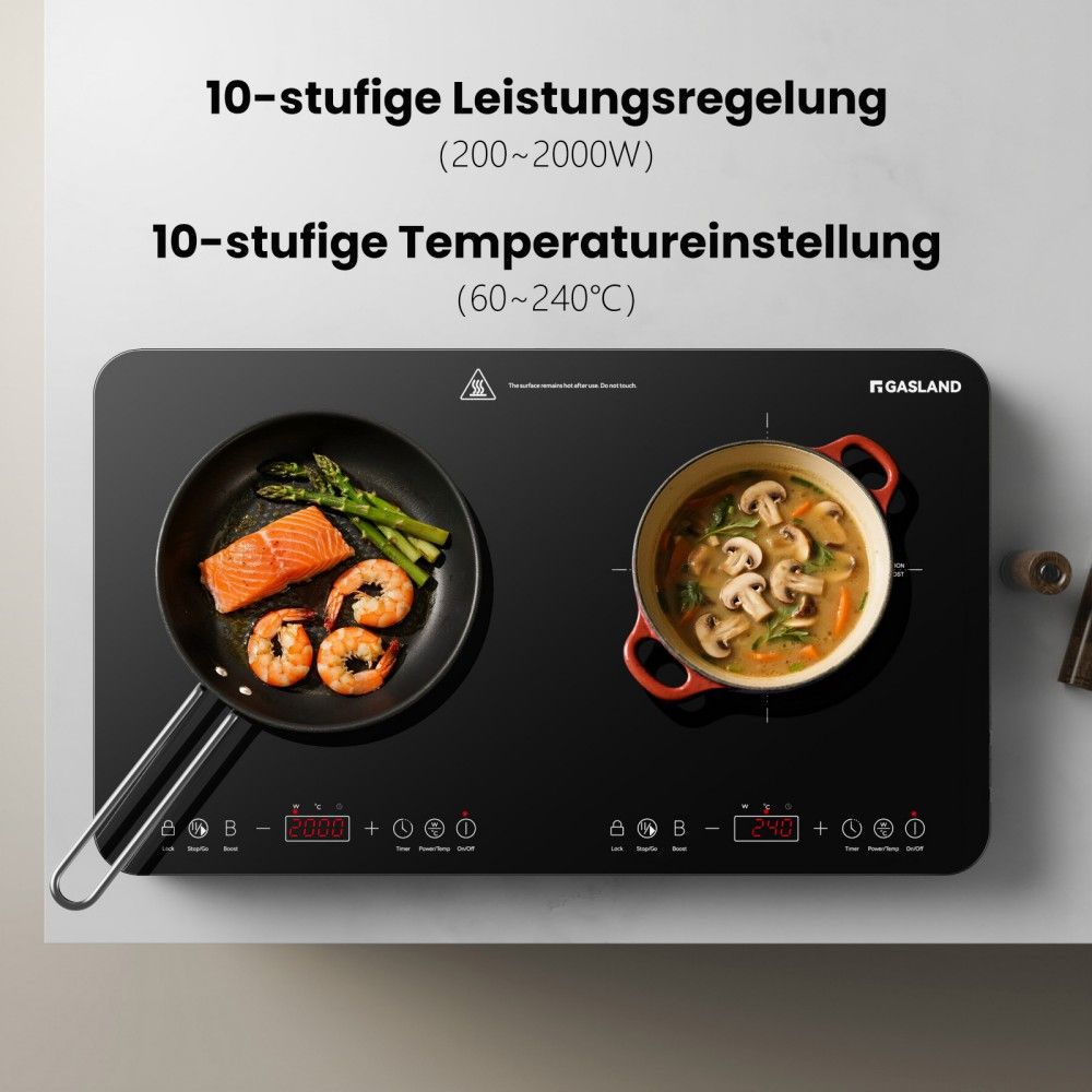 2000W Portable Ultra-Thin Single Zone Induction Cooker 