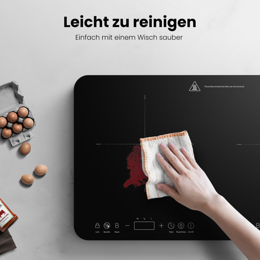2000W Portable Ultra-Thin Single Zone Induction Cooker 