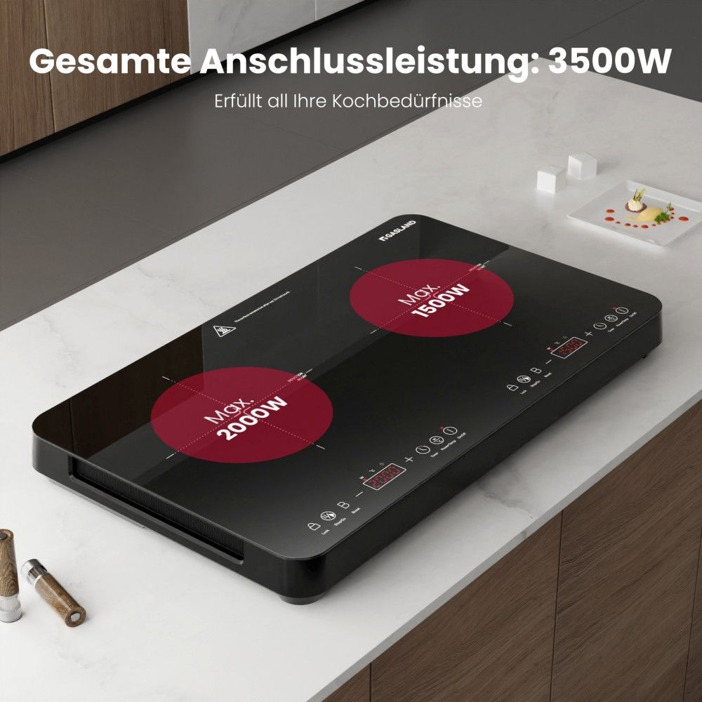 2000W Portable Ultra-Thin Single Zone Induction Cooker 