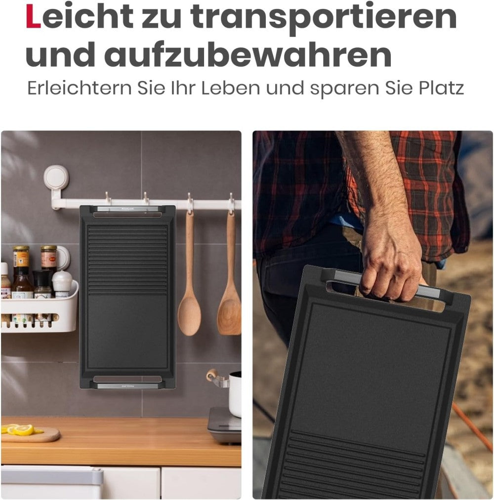 60 cm Gas-Induktions-Kochfeld mit BBQ-Funktion