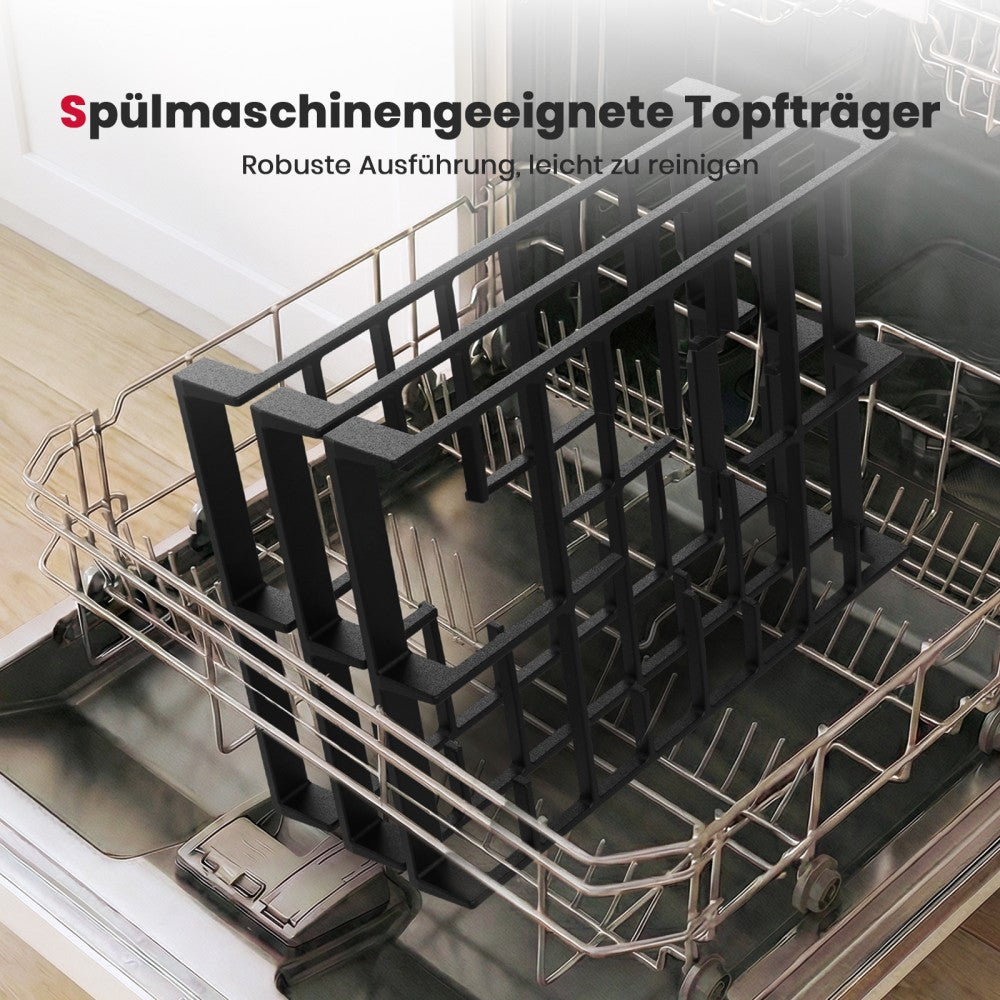 87cm 5 Flammig Messing-Brenner Glas Gaskochfeld